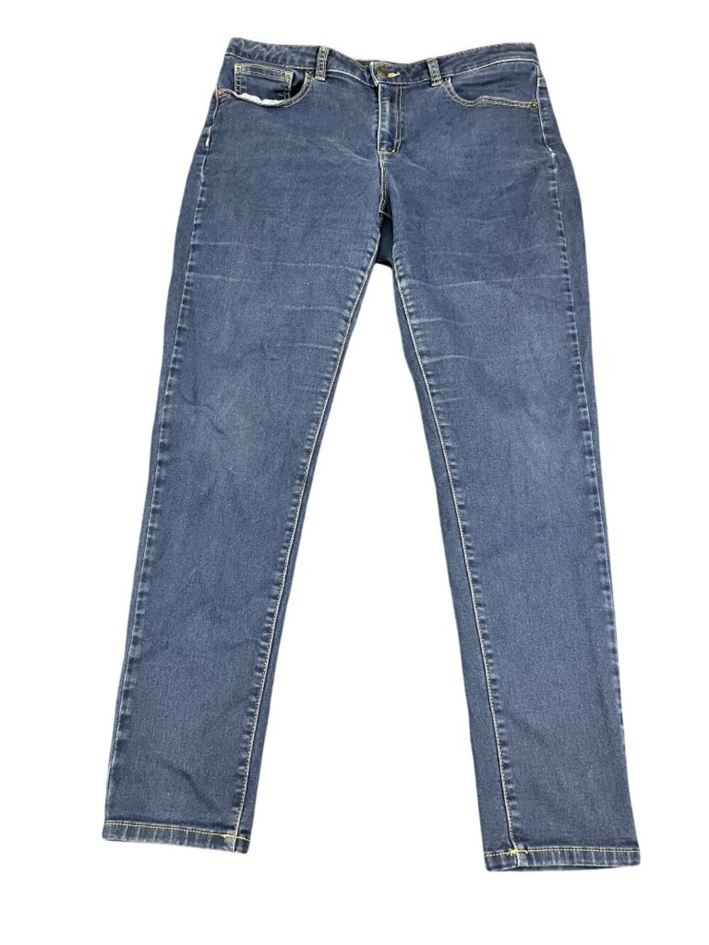 Michael Kors Womens Blue Denim Jeans Size 14 Slim Fit